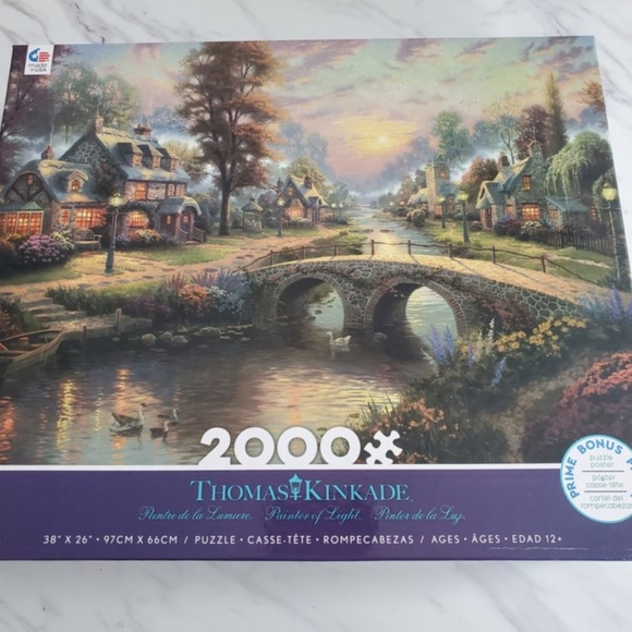 Thomas Kinkade A Dreamy Retreat Puzzle 2000 Pieces - Picture 1 of 7